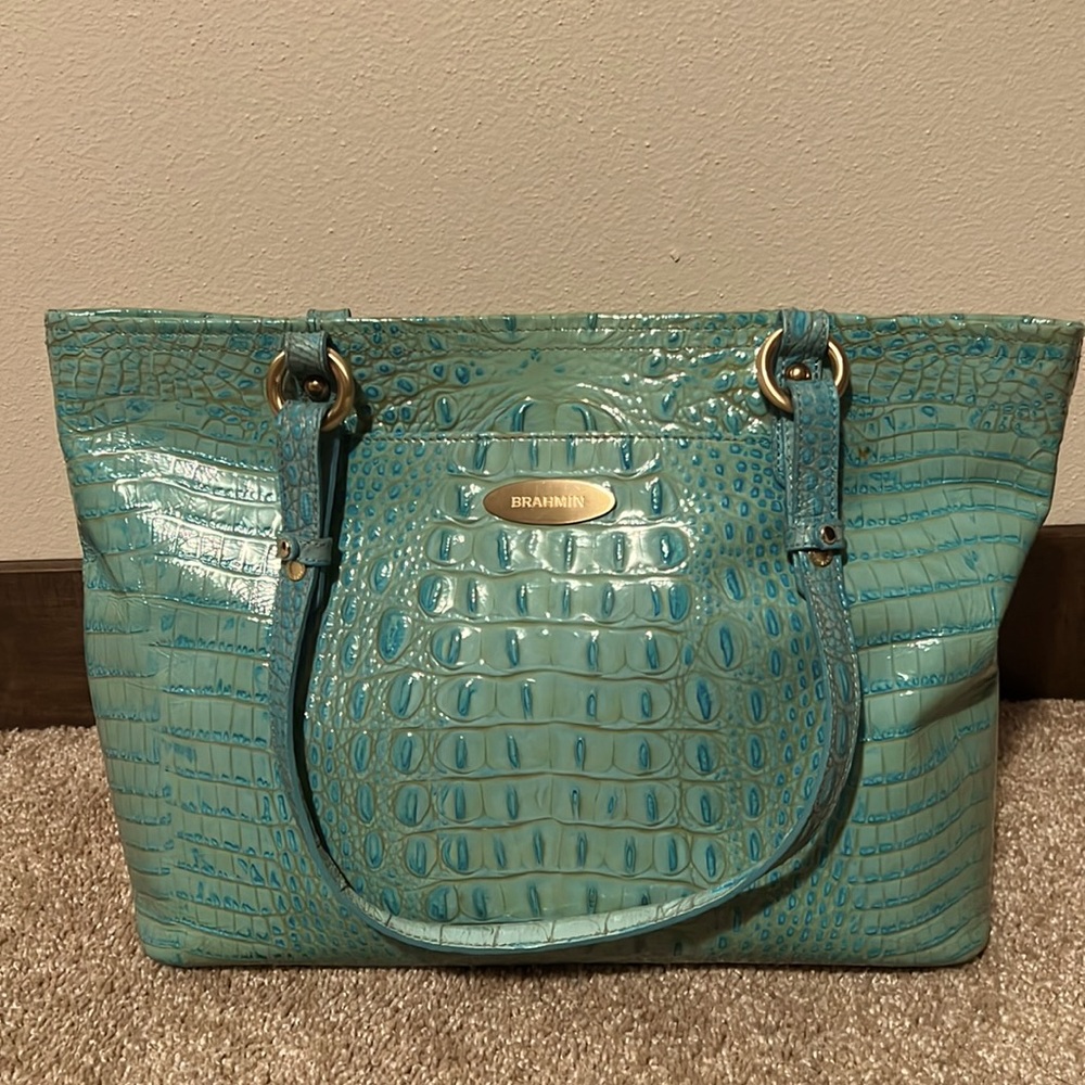Brahmin Turquoise Shoulder Bag